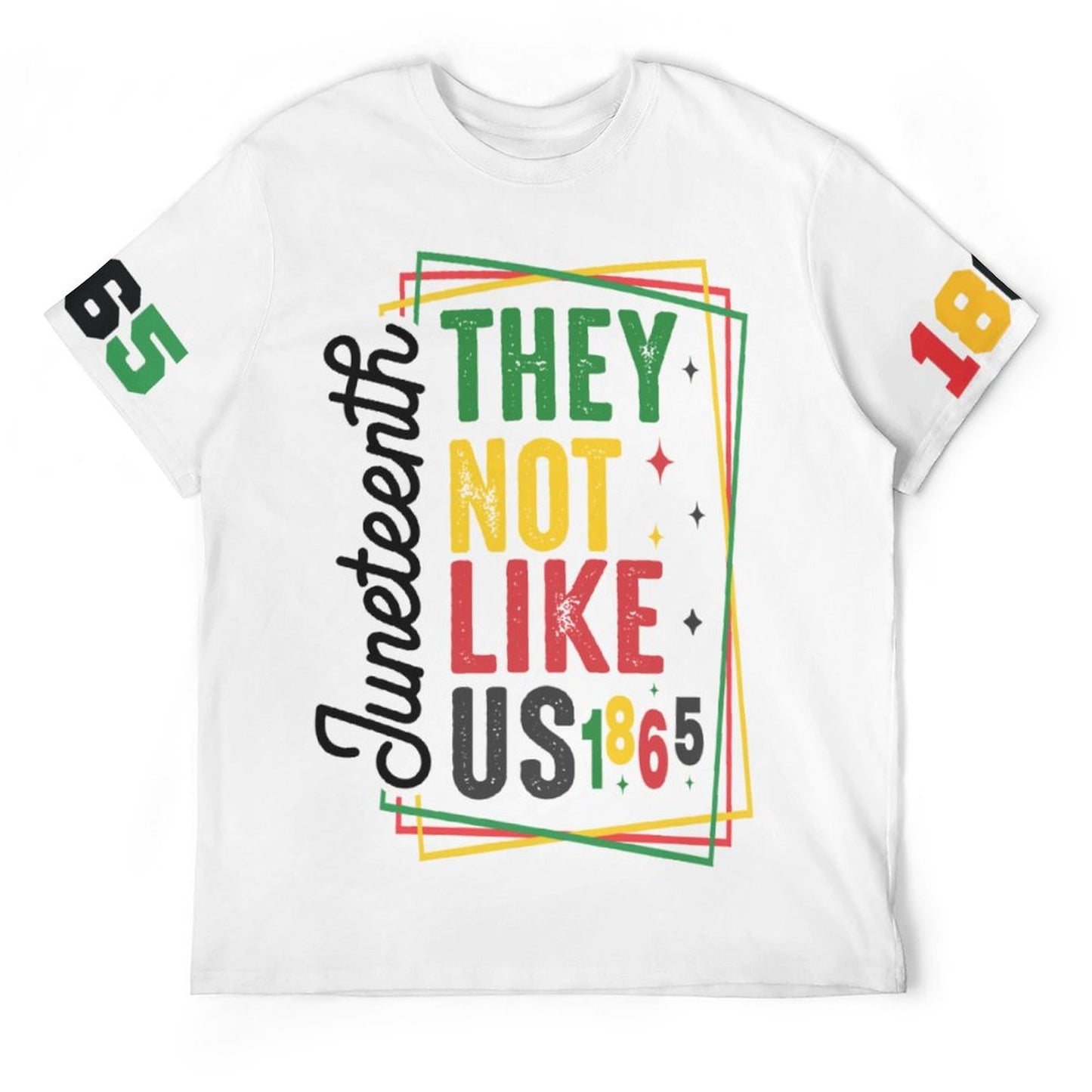 Juneteenth “They Not Like Us” T-Shirt | Black History Graphic Tee for Men and Women | Melanin Pride Shirt | Freedom Day Statement Tee