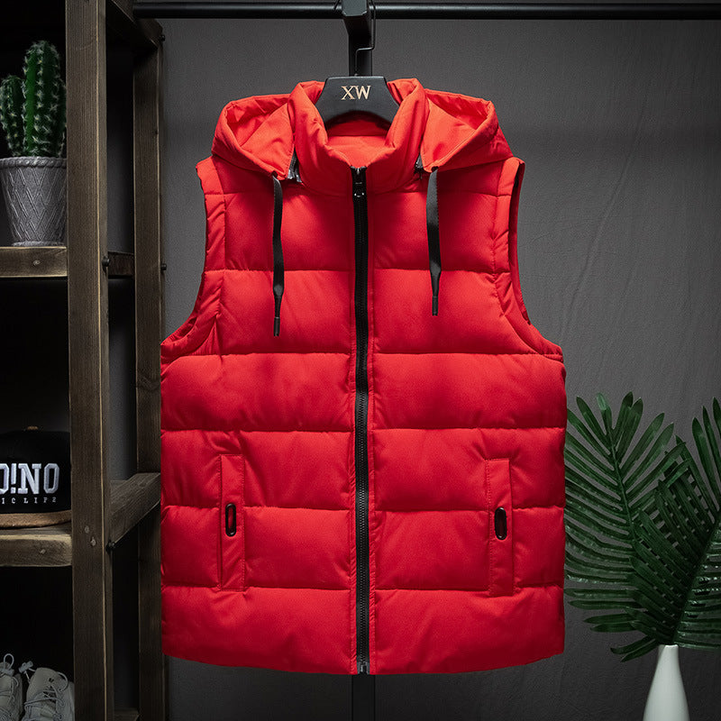Men’s Sleeveless Thick Vest Jacket | Insulated Winter Puffer Vest for Men | Casual Outdoor Cold-Weather Layer