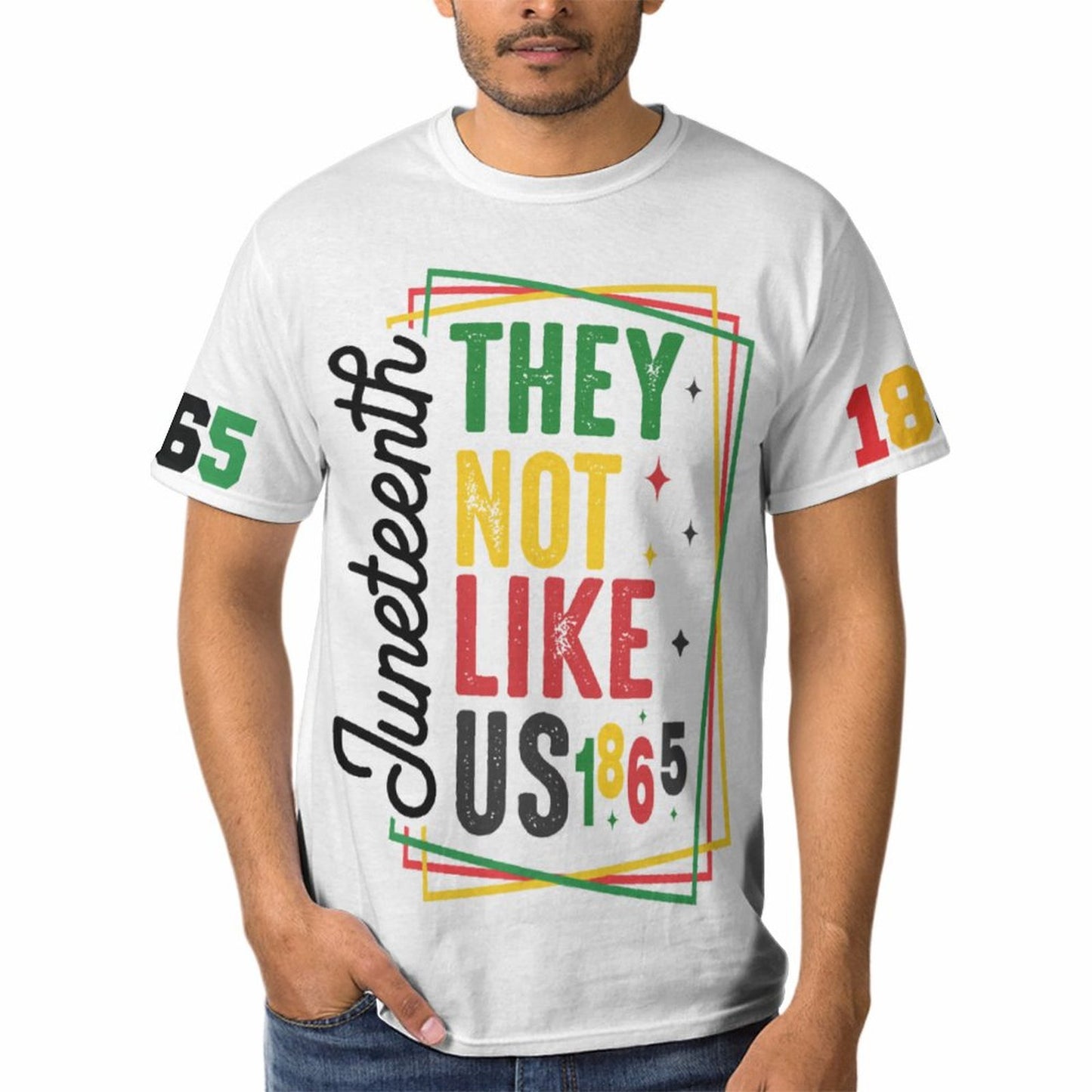Juneteenth “They Not Like Us” T-Shirt | Black History Graphic Tee for Men and Women | Melanin Pride Shirt | Freedom Day Statement Tee