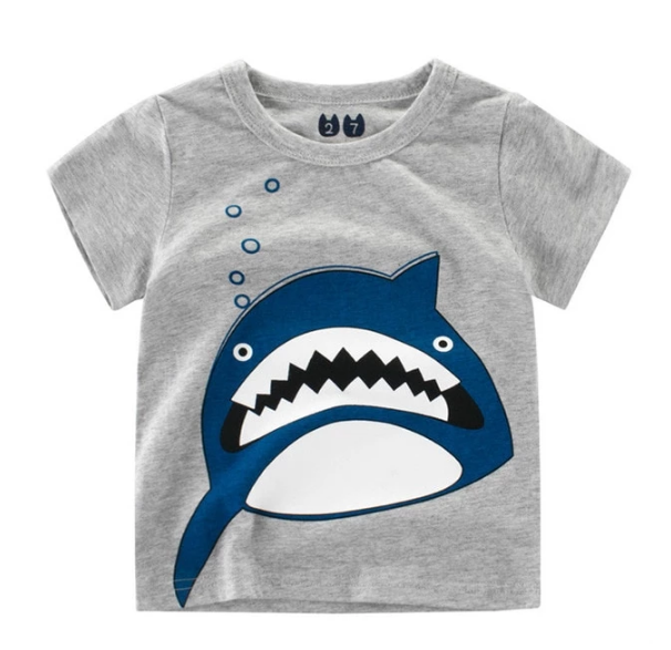 Boys Cotton T-shirt Short Sleeves