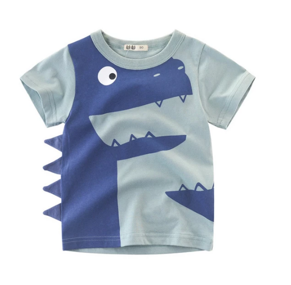 Boys Cotton T-shirt Short Sleeves
