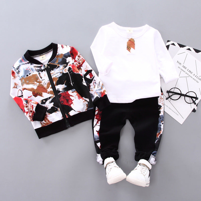 Boys Track Suit Three-Piece