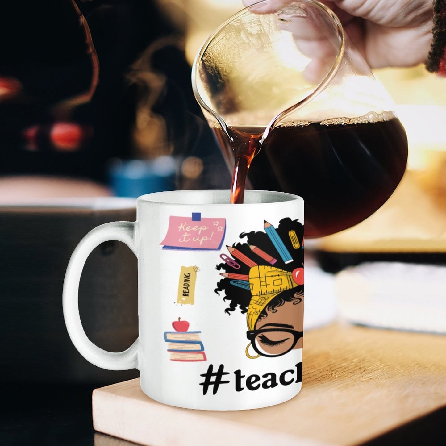 Teacher Life Coffee Mug – Fueling Minds & Mornings