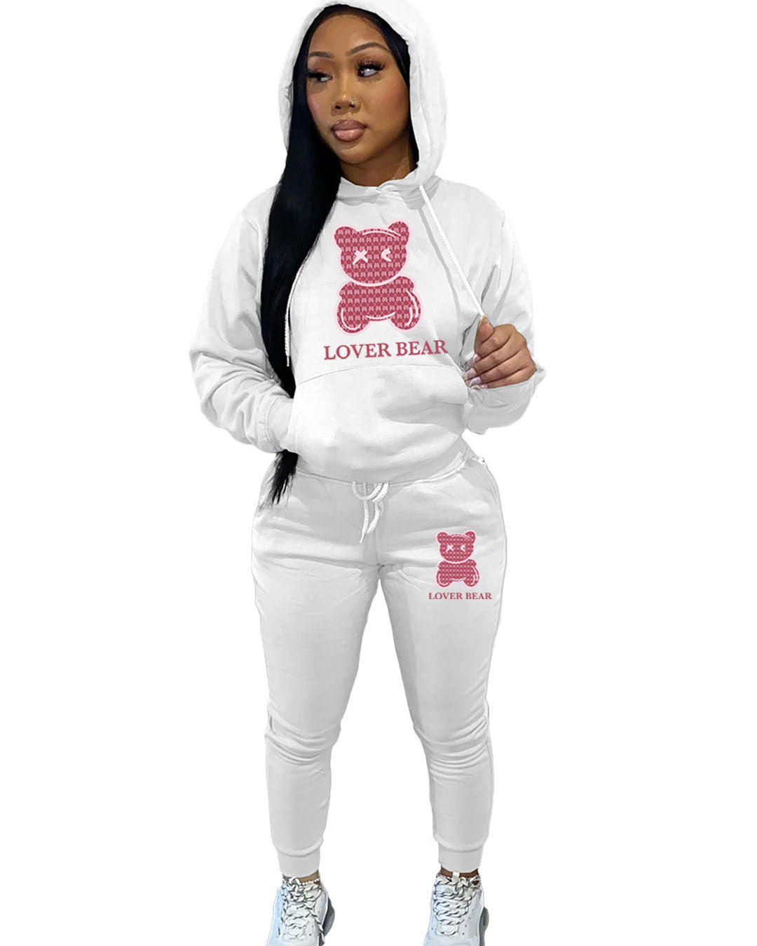 Cross-border New Arrival Women's Suit Hooded Sweatshirt And Sweatpants