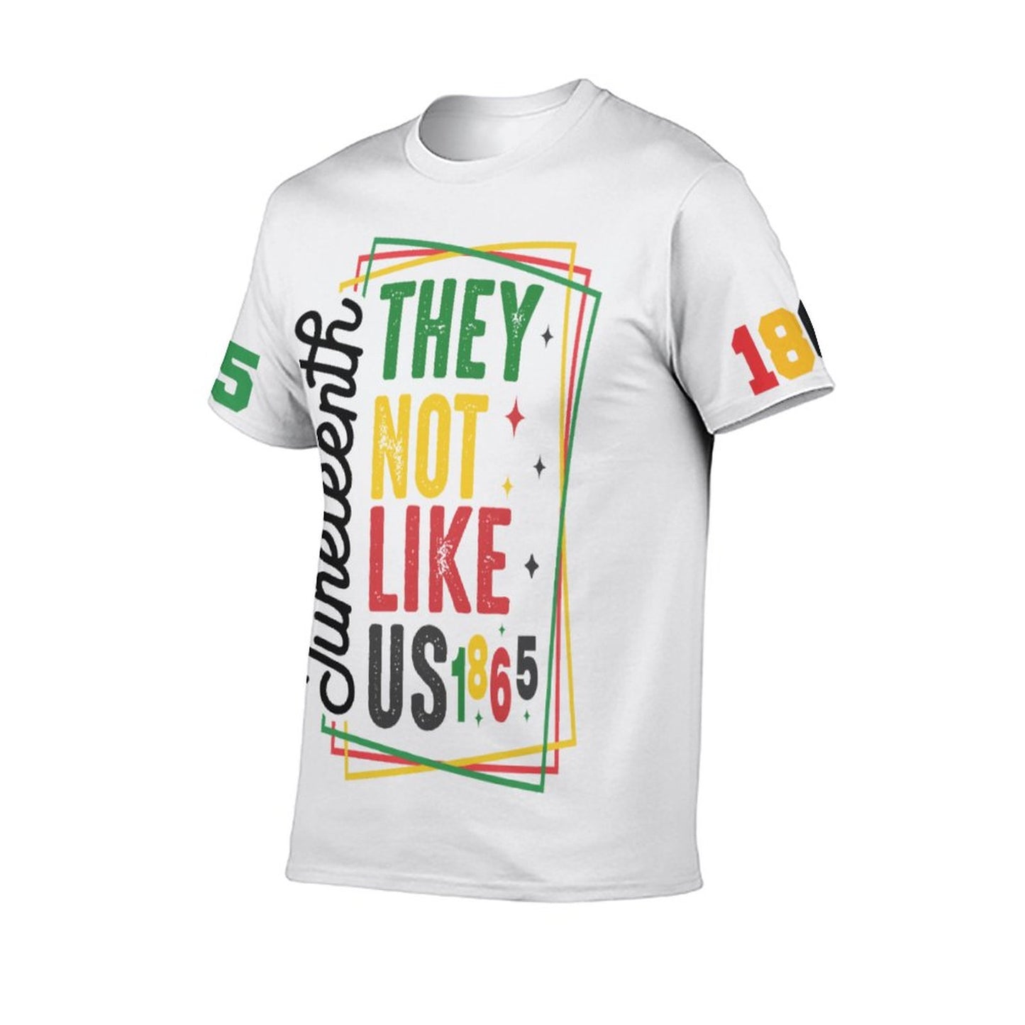 Juneteenth “They Not Like Us” T-Shirt | Black History Graphic Tee for Men and Women | Melanin Pride Shirt | Freedom Day Statement Tee