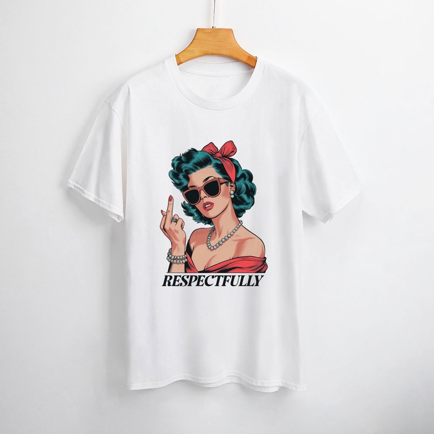 Respectfully" Women's Graphic Tee – Bold, Confident, and Unapologetic