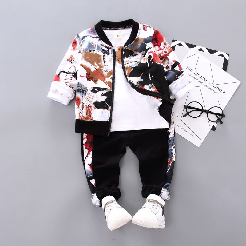 Boys Track Suit Three-Piece