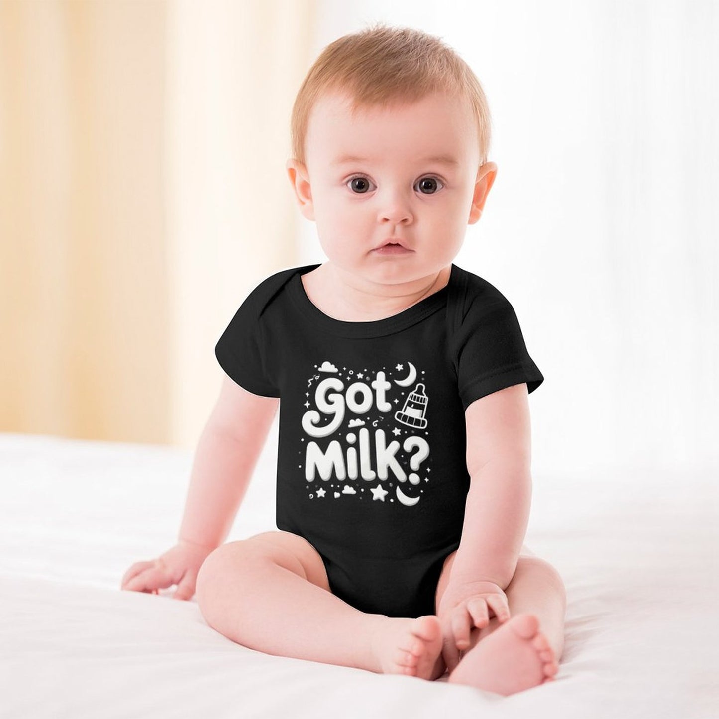 Soft Cotton Short Sleeve Baby Romper Cute & Comfy Newborn to Toddler Outfit