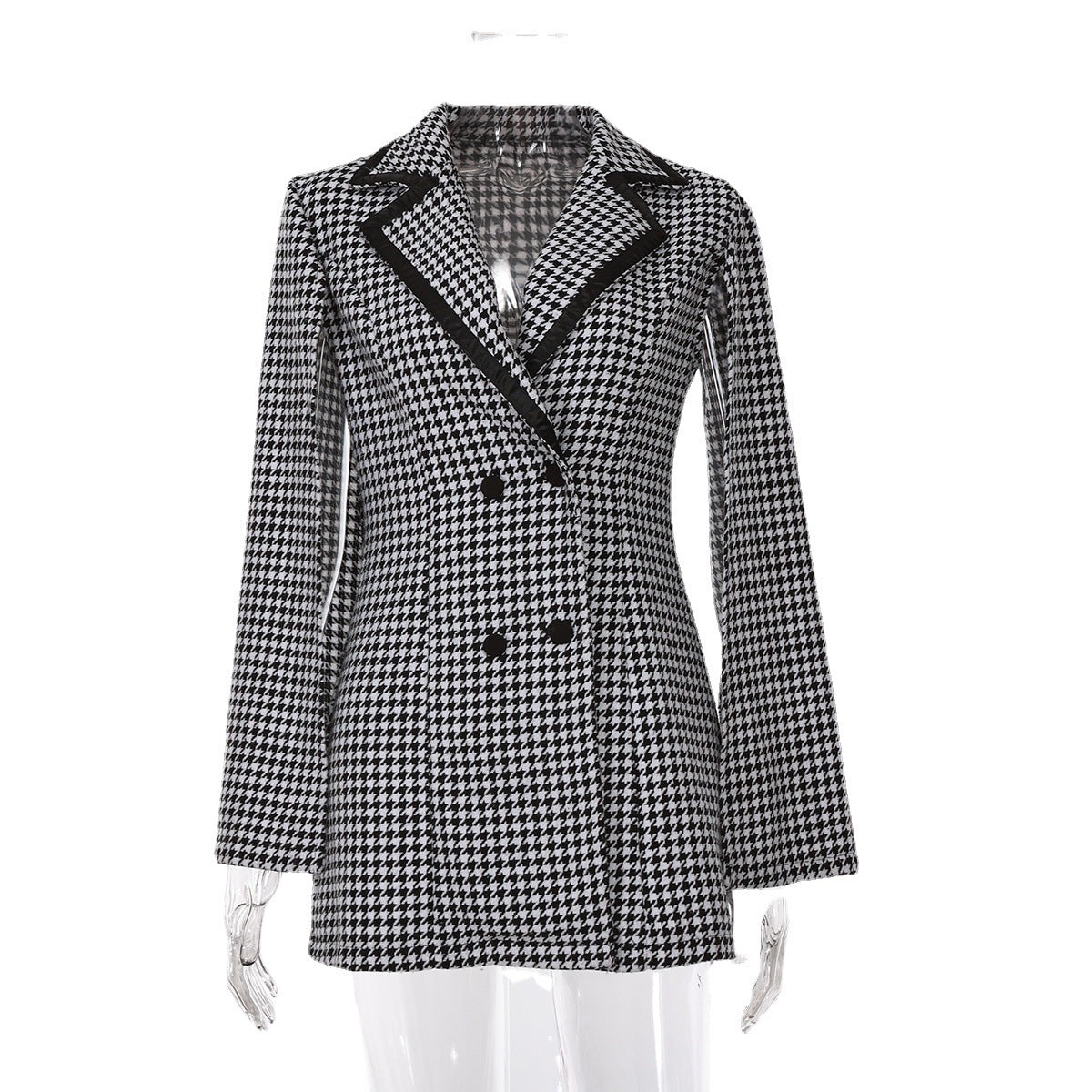 Elegant Women's Split Sleeve Suit Jacket – Commuter Chic Blazer for Work or Business Casual Style