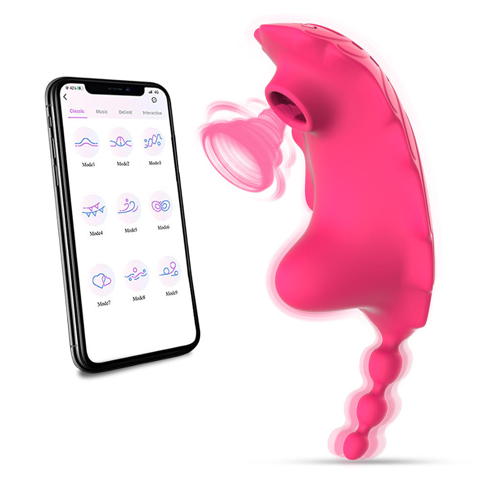 Magnetic Suction Wearable Vibrator – Remote Control APP Clitoral Sucker for Women