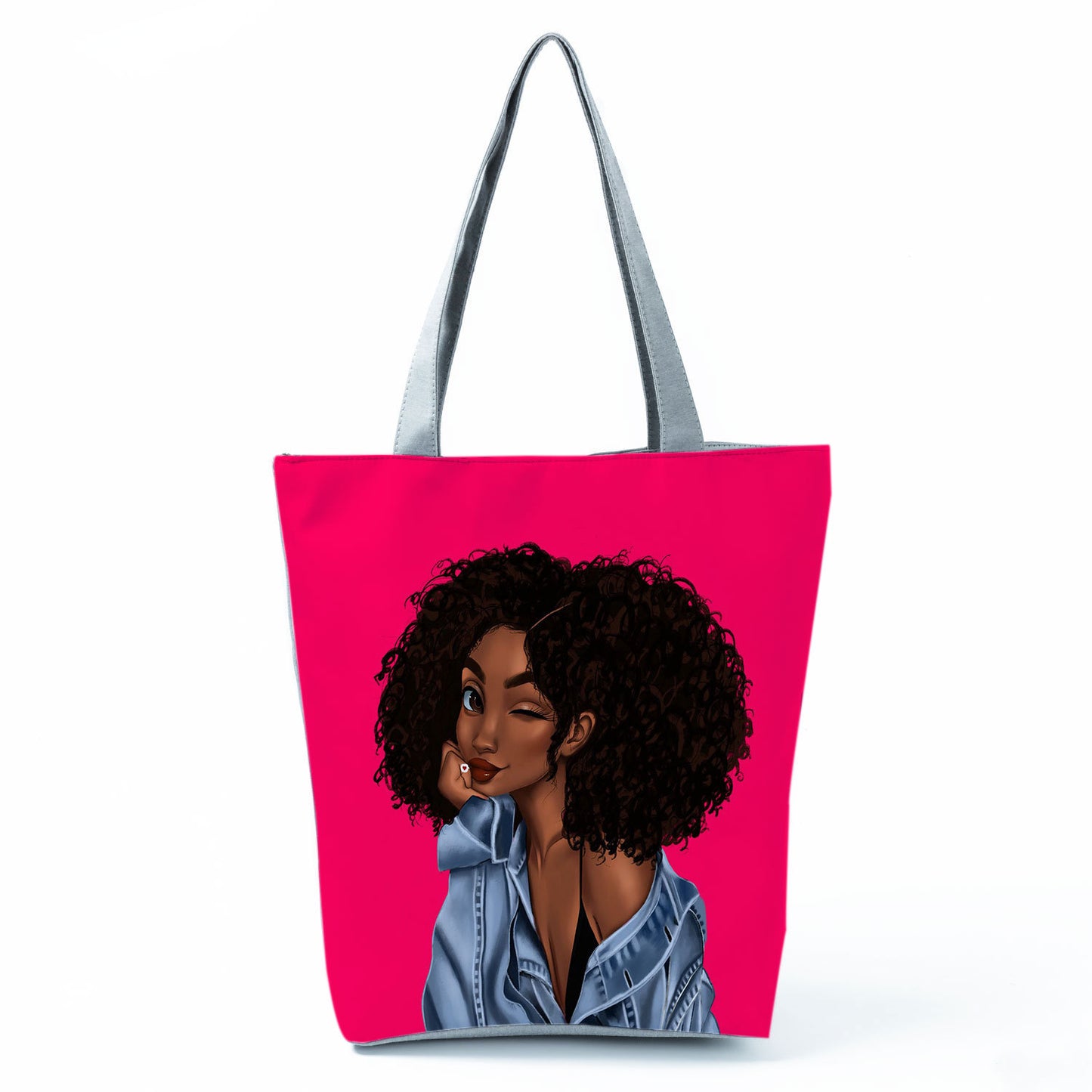 Melanin Girl's Rock Lightweight Shopping Bag