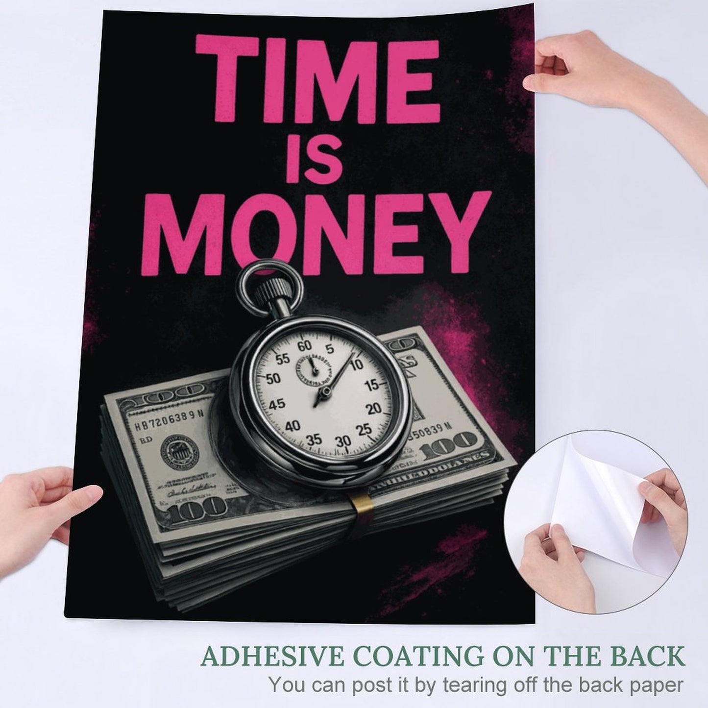 Time is Money" Motivational Poster