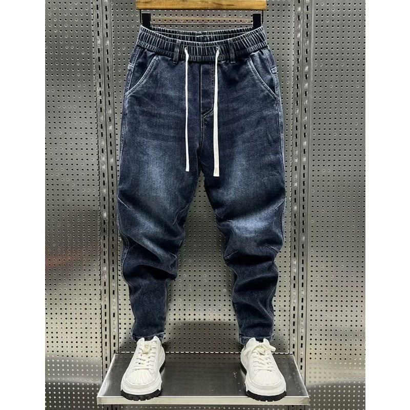 Men’s Harem Jogger Trousers – Casual Streetwear Pants | Relaxed Fit, Drawstring Waist, Stylish Drop Crotch Sweatpants for Everyday Comfort