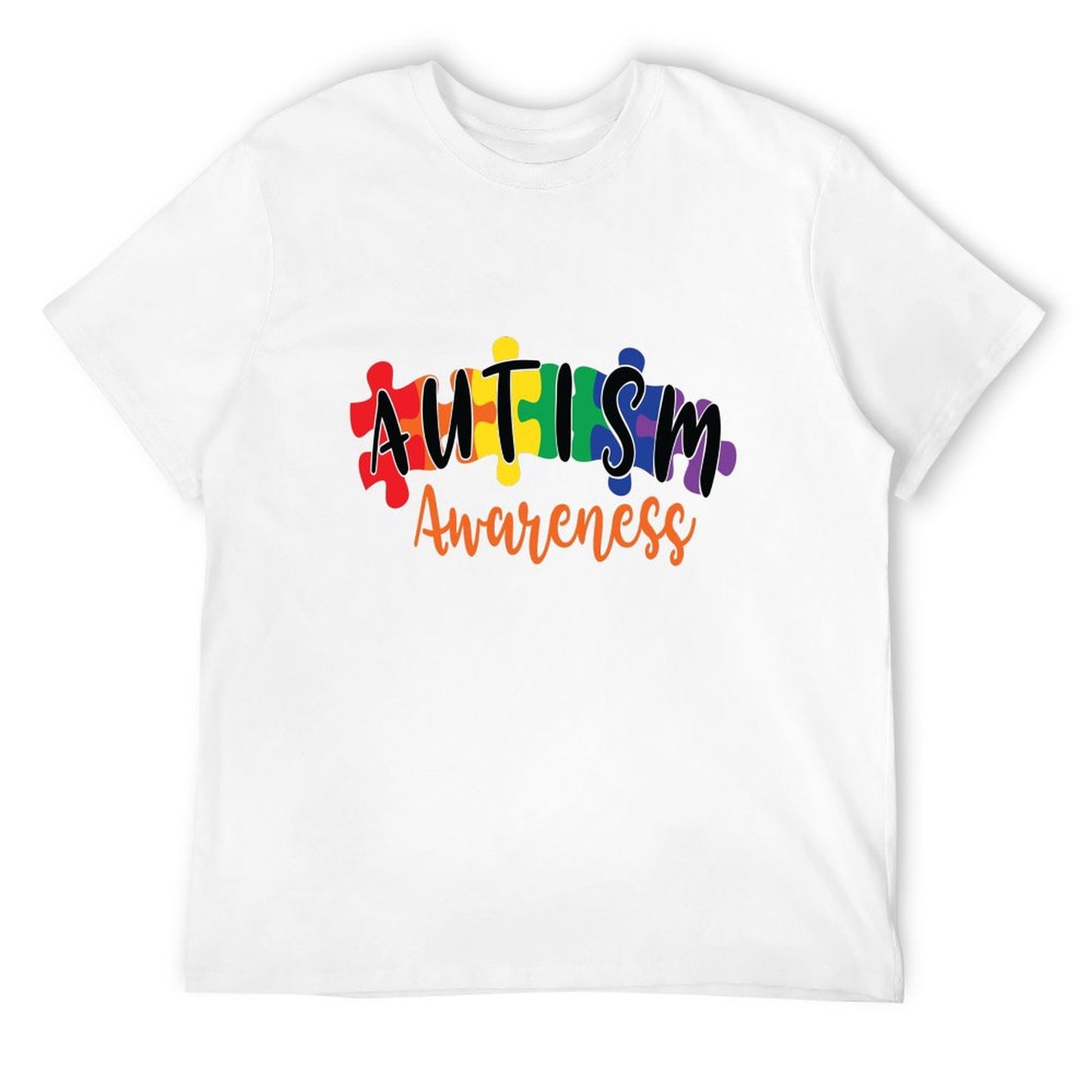 Autism Awareness Men's T-Shirt - Bold Support with Comfort