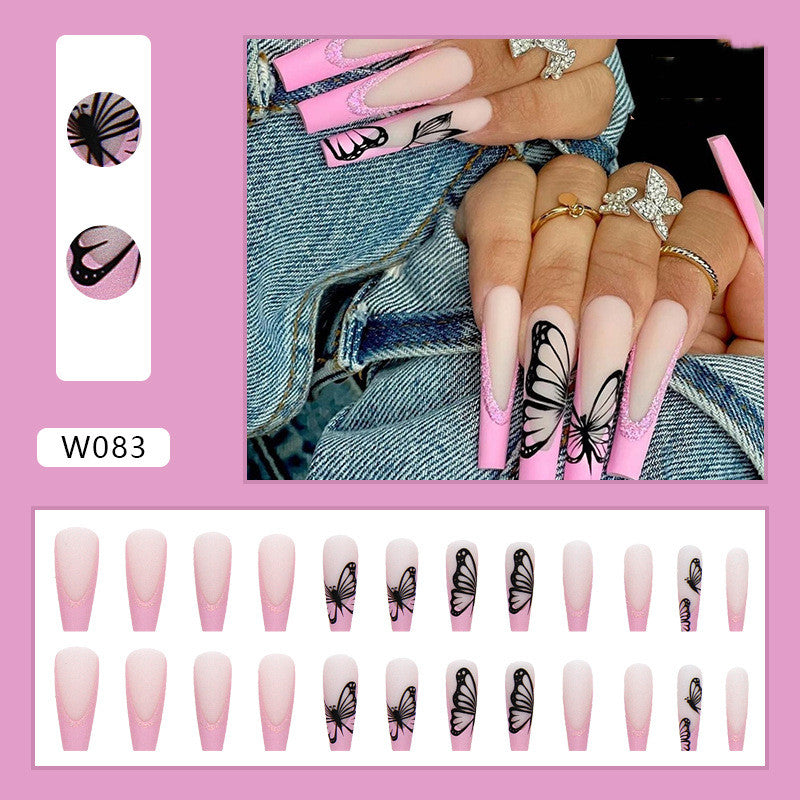 Long Butterfly Mature Nails