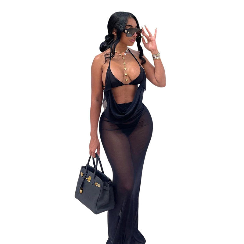 Chic Summer Sheath Long Dress for Women – Elegant Sleeveless Bodycon Sundress