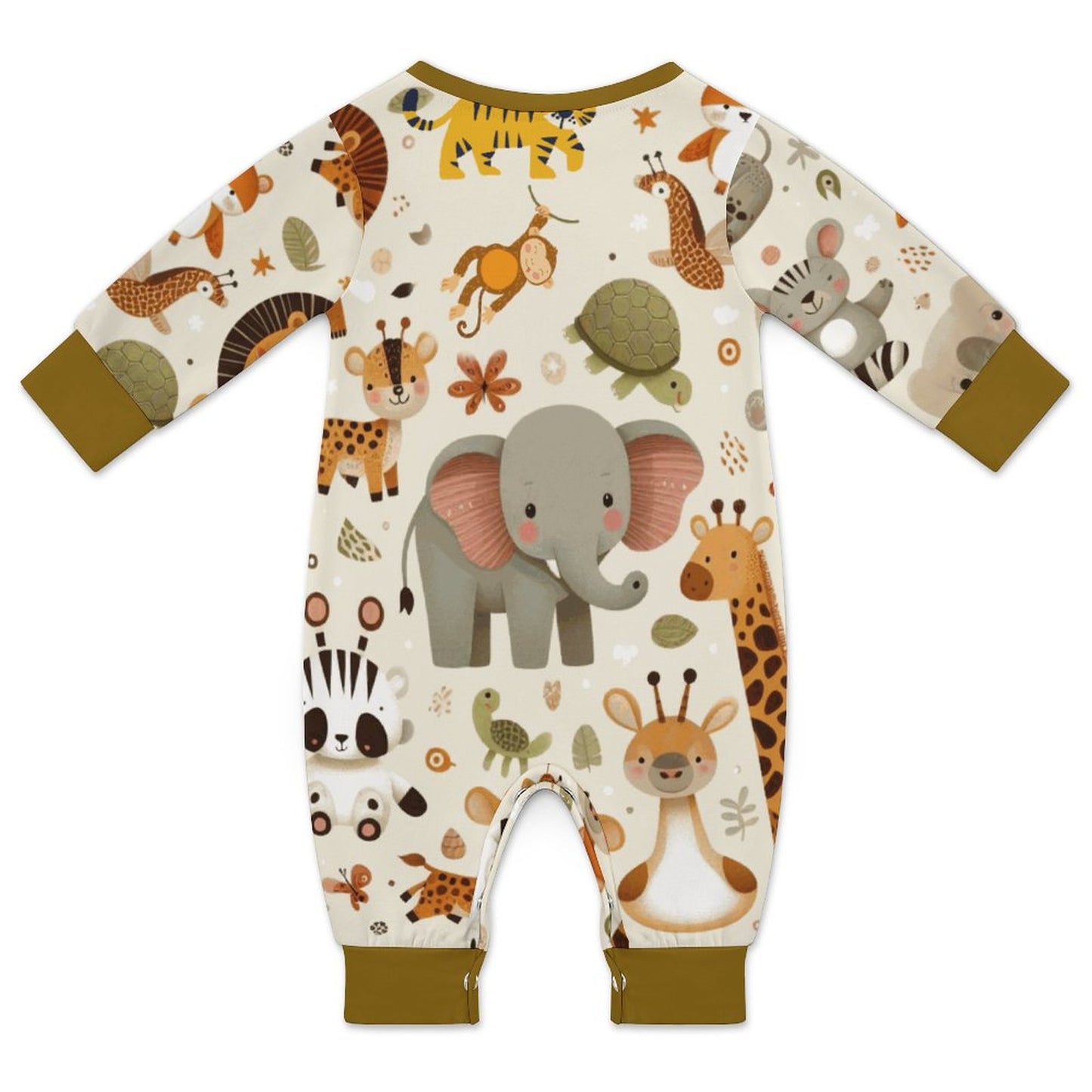 Adorable Baby Romper with Cute Animals - Soft Cotton Onesie for Infants & Toddlers - Perfect Baby Shower Gift