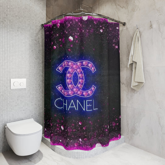 Luxury Shower Curtain - Elegant Bathroom Decor, Designer Bath Accessory, High-End Spa Feeling, Home Makeover, Unique Housewarming Gift