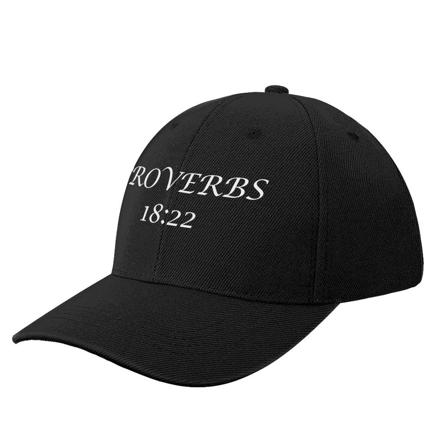 Proverbs 18:22 Blessed Man Baseball Cap – Christian Faith Adjustable Hat