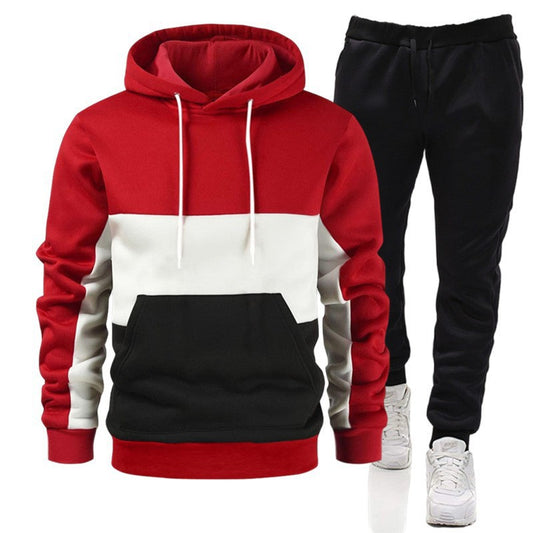Men’s Jogger Set – Stylish Two-Piece Tracksuit | Casual Athletic Lounge Wear for Men | Matching Sweatshirt & Jogger Pants