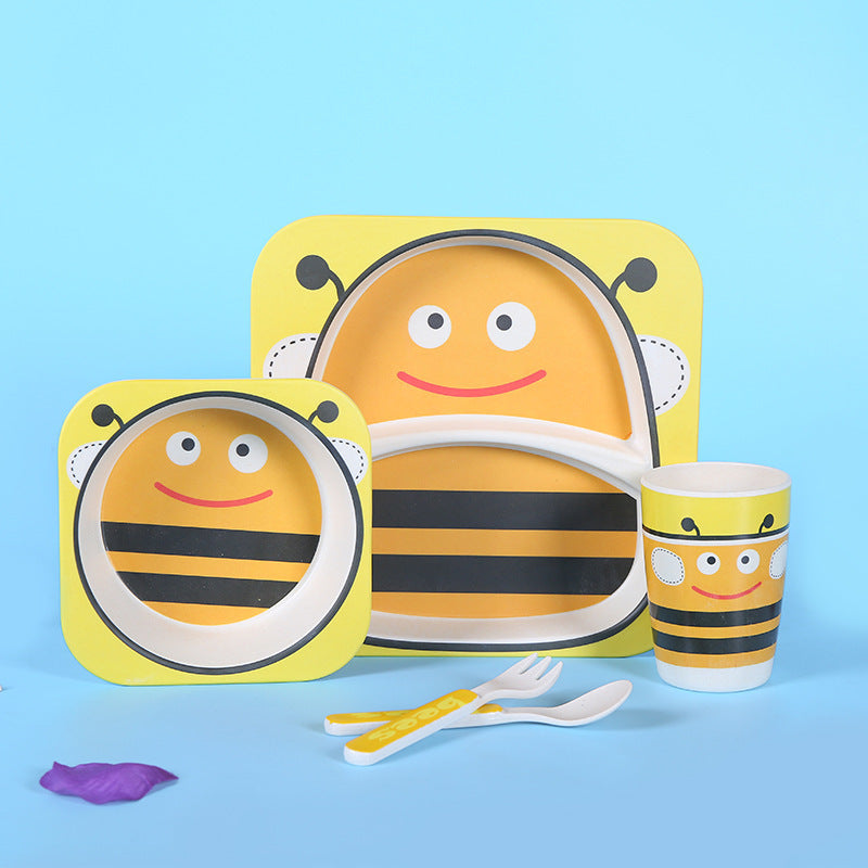 Five-piece children's tableware set