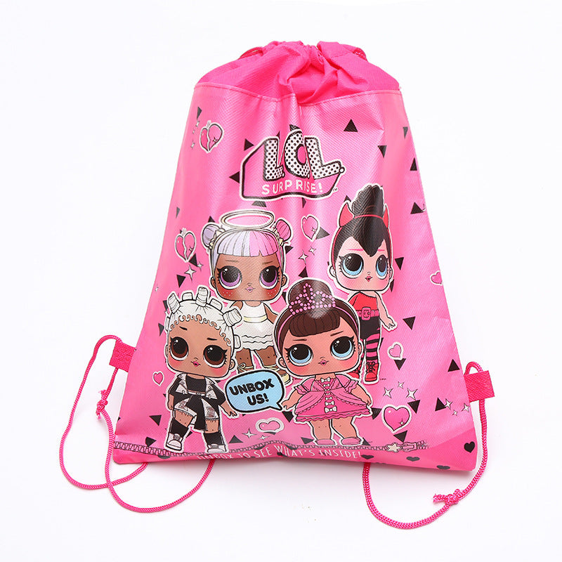 LOL Doll Pocket Drawstring School Bag – Perfect for Kids' Daily Adventures