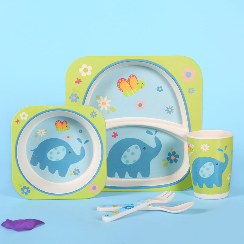 Five-piece children's tableware set