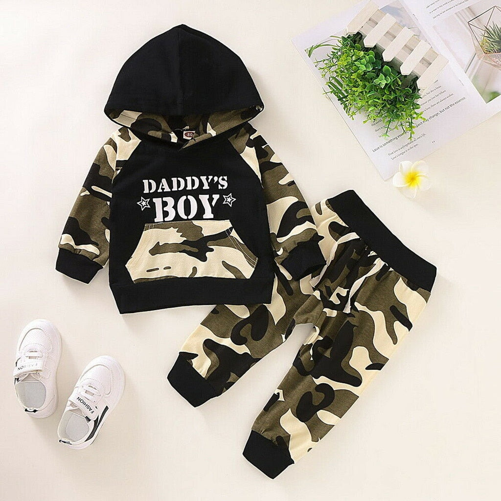 Camouflage Daddy's Boy Set