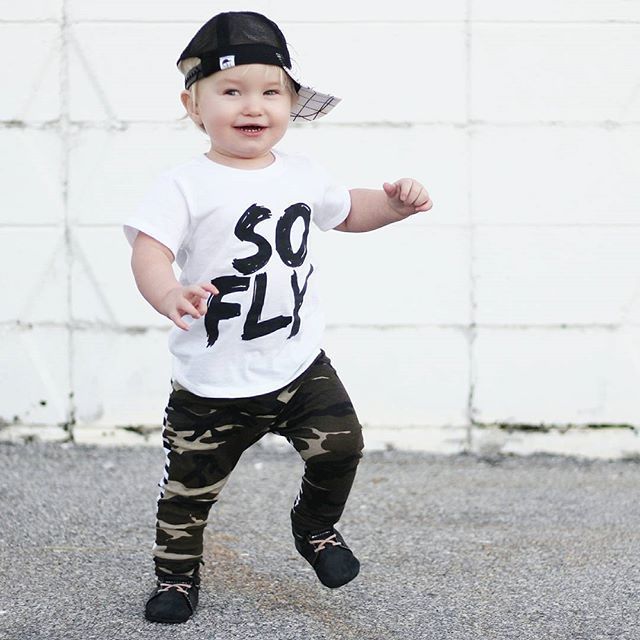 So Fly T-shirt camouflage two-piece