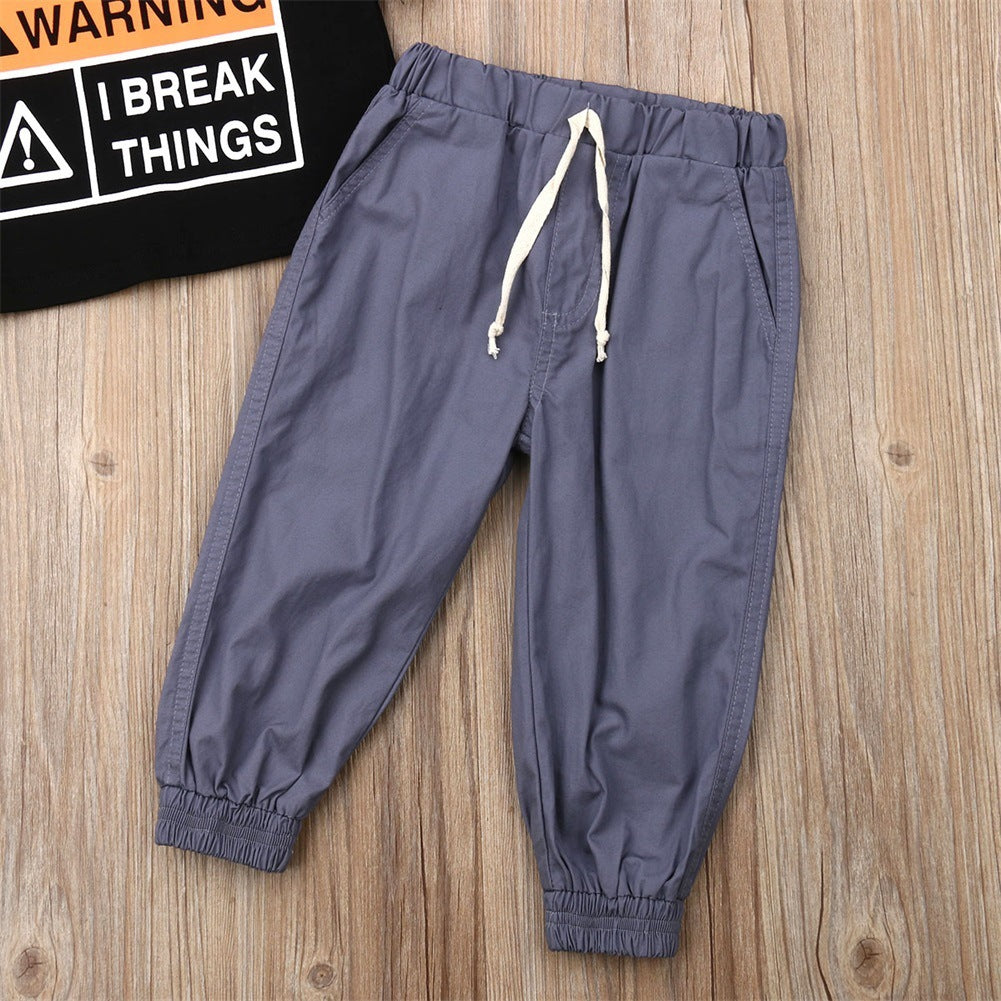 Warning I Break Things Kids Outfit Set – Short Sleeve Top with Tethered Pants & Matching Skirt | Trendy Toddler Girl Clothing Set