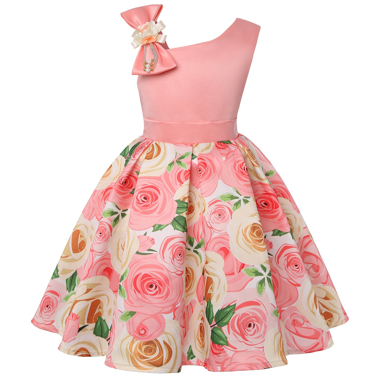 Girls' Princess Dress – Digital Print Fairytale Dress for Toddlers & Kids | Birthday, Party & Everyday Wear