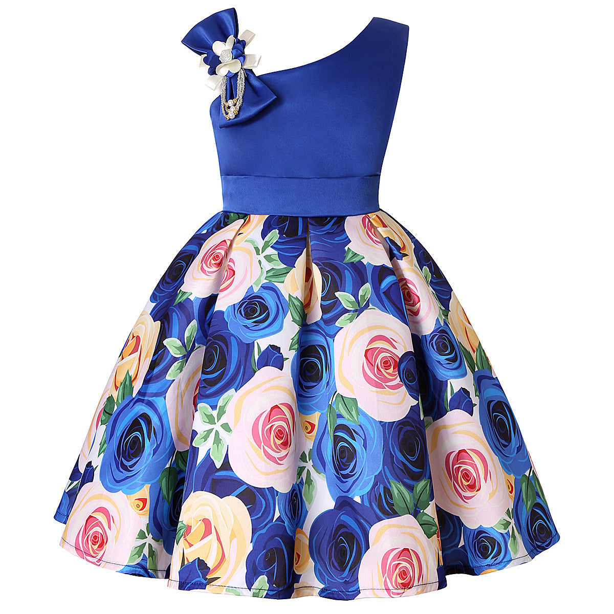 Girls' Princess Dress – Digital Print Fairytale Dress for Toddlers & Kids | Birthday, Party & Everyday Wear