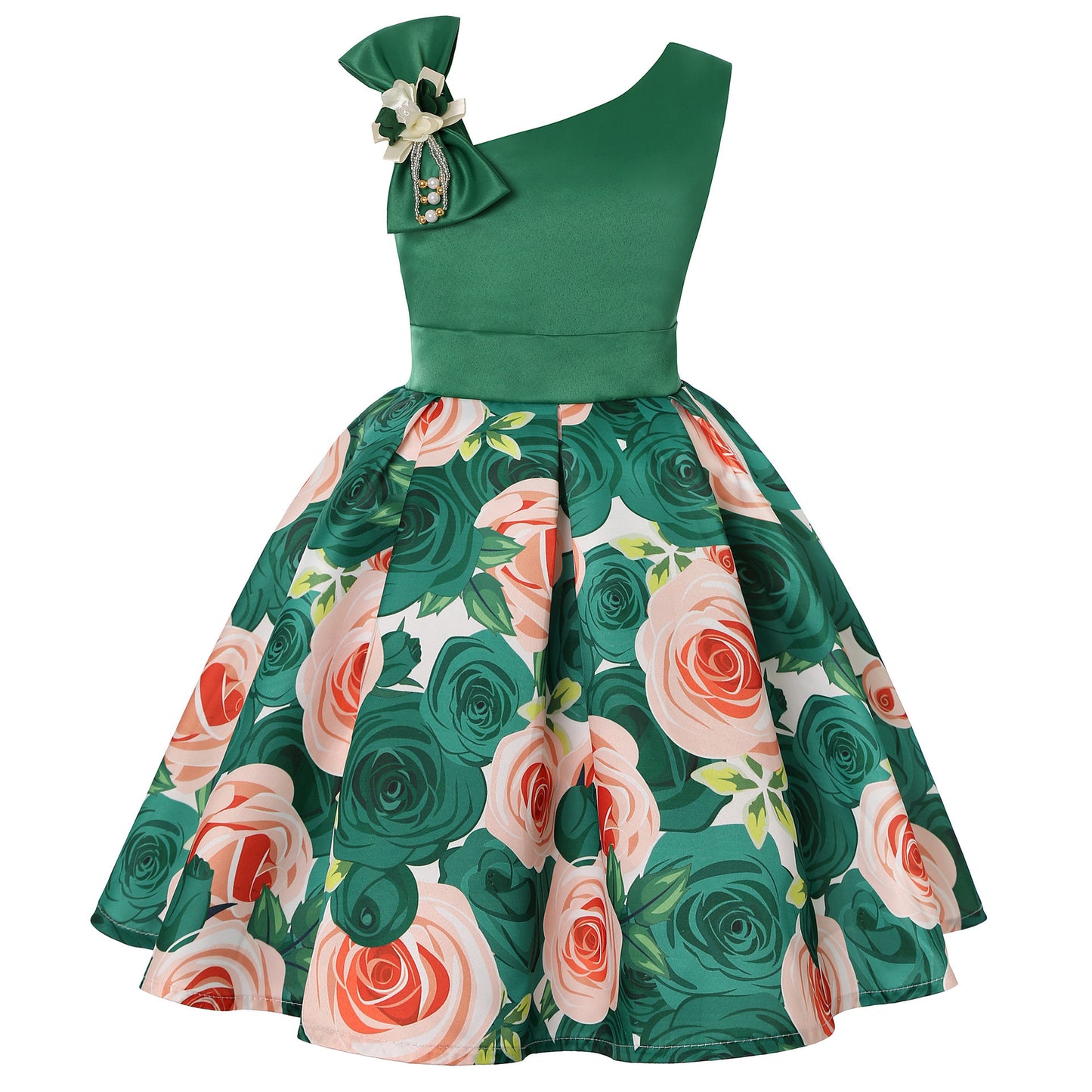 Girls' Princess Dress – Digital Print Fairytale Dress for Toddlers & Kids | Birthday, Party & Everyday Wear