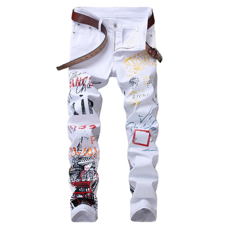 Graffiti Print Pants