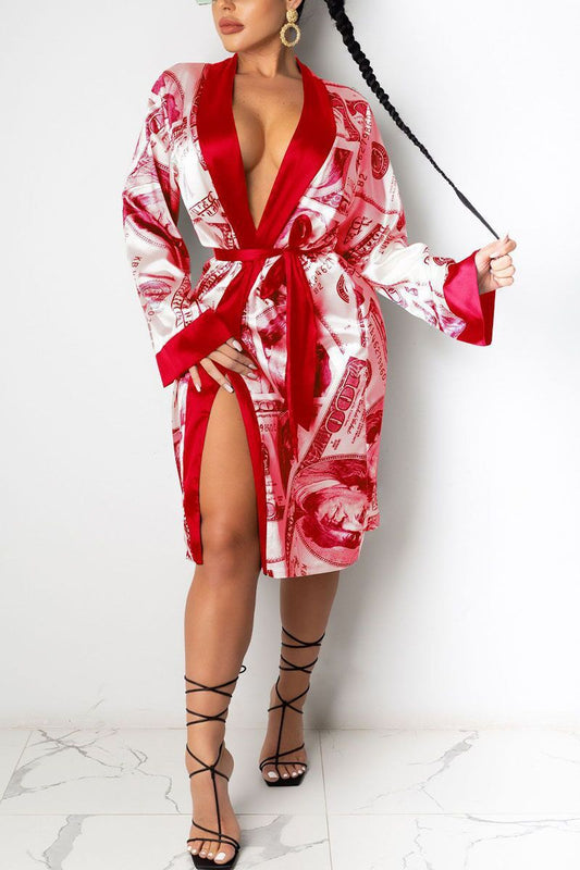 Money Talks Pajama Set – Fall Lounge Wear for Women | Sexy & Stylish Sleepwear
