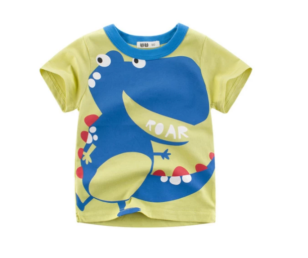 Boys Cotton T-shirt Short Sleeves