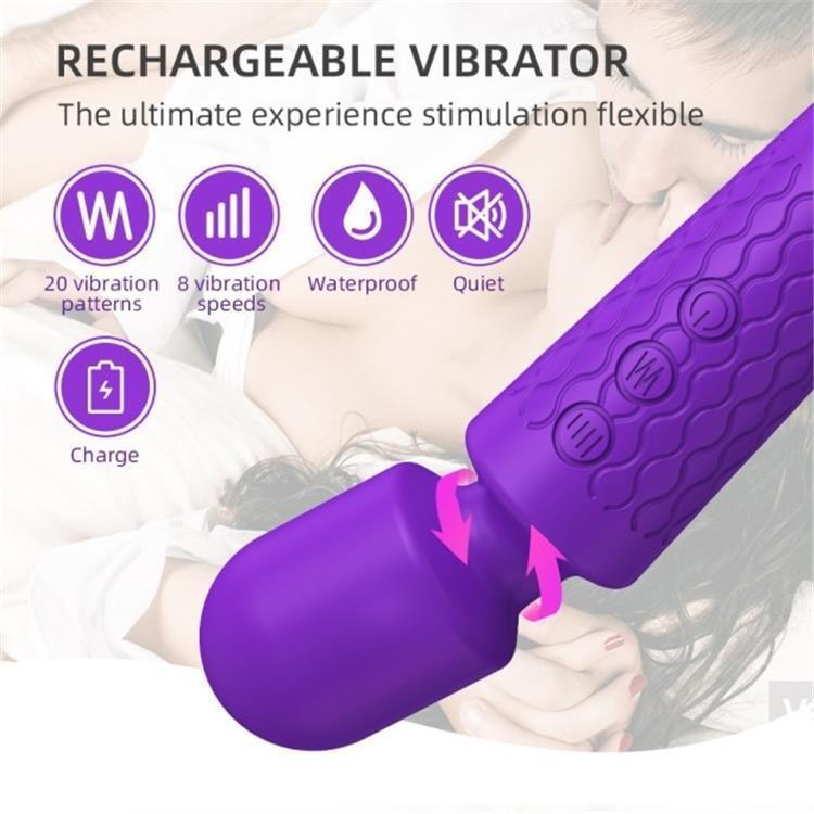 AV Magic Wand Vibrators for Women – Powerful 18-Speed Clitoris Stimulator and Erotic Dildo Masturbator for Intense Pleasure