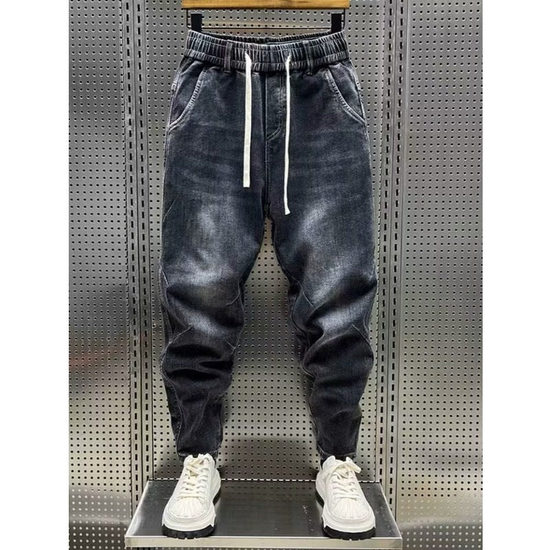 Men’s Harem Jogger Trousers – Casual Streetwear Pants | Relaxed Fit, Drawstring Waist, Stylish Drop Crotch Sweatpants for Everyday Comfort