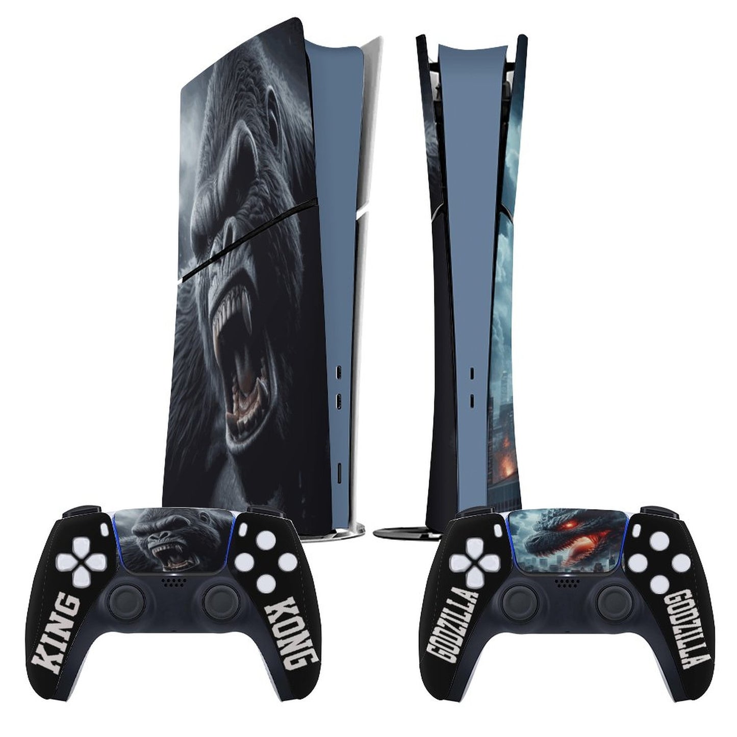 King Vs Godzilla Sticker for PS5 Slim / Controller (Digital Edition) /