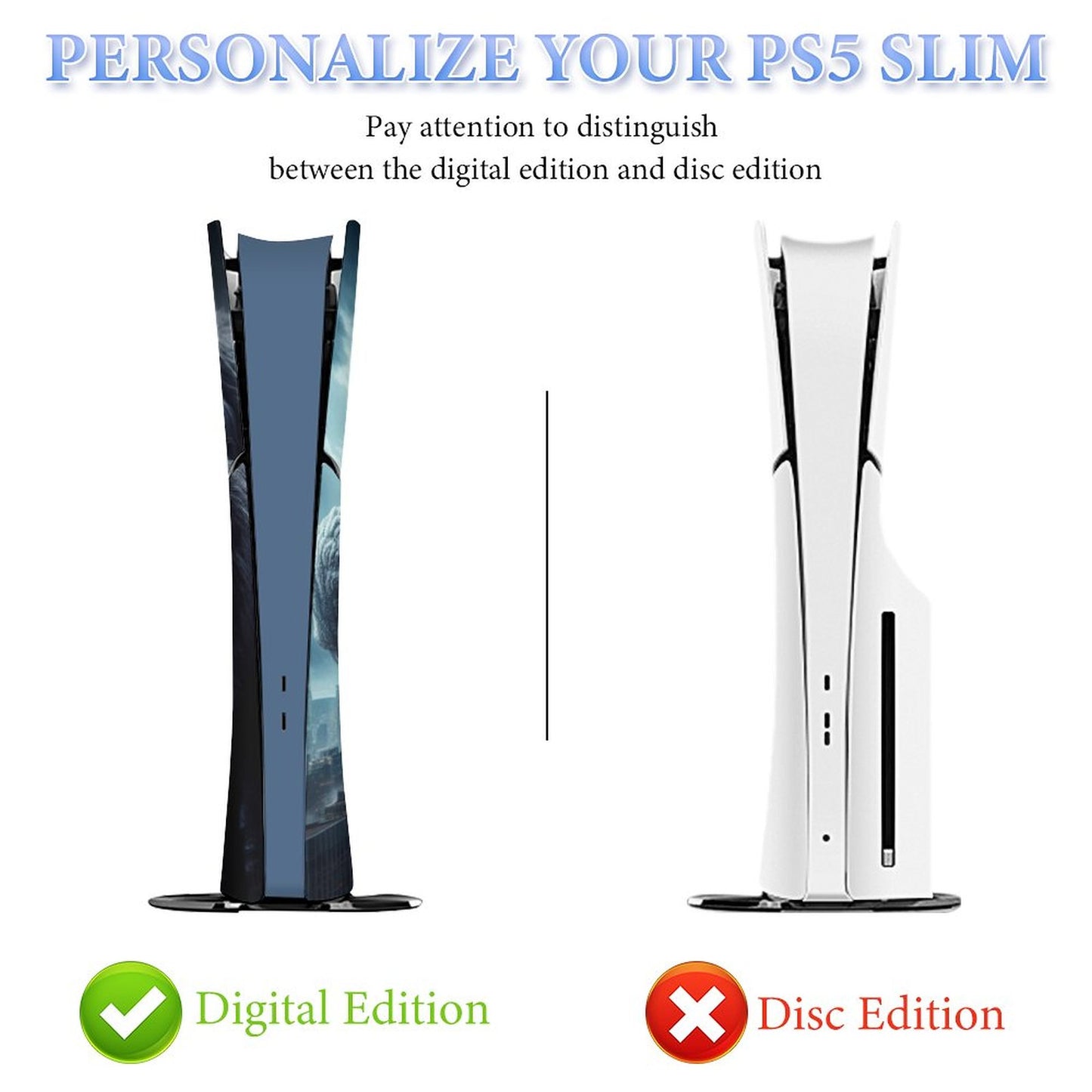 King Vs Godzilla Sticker for PS5 Slim / Controller (Digital Edition) /