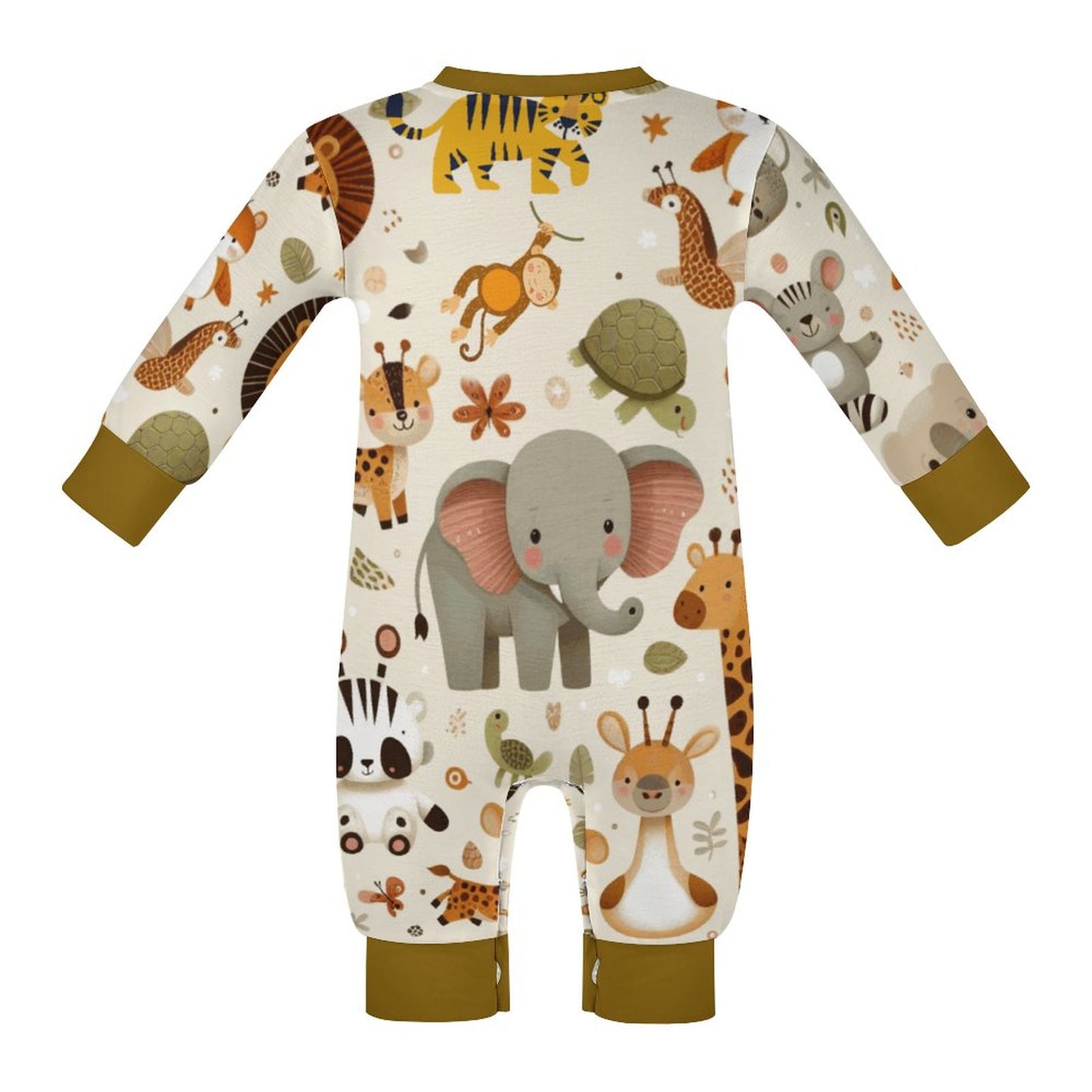 Adorable Baby Romper with Cute Animals - Soft Cotton Onesie for Infants & Toddlers - Perfect Baby Shower Gift