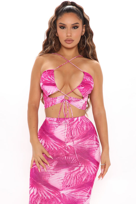 Women’s Sexy Two-Piece Strap Dress Set | Sleeveless Bodycon Outfit | Summer Clubwear Matching Set | Date Night & Party Fashion