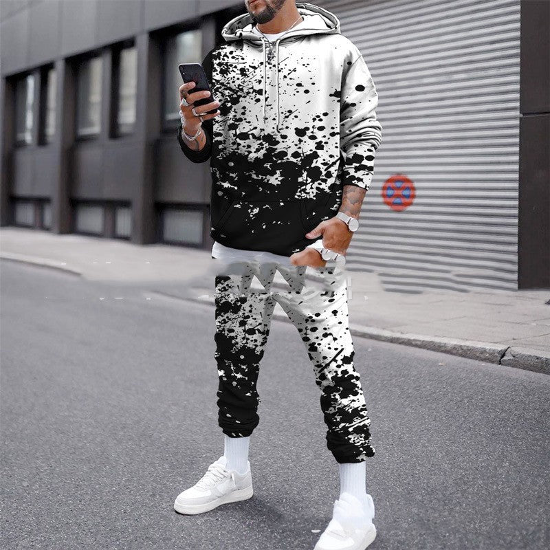 Men's Splash Camouflage Printing Suit