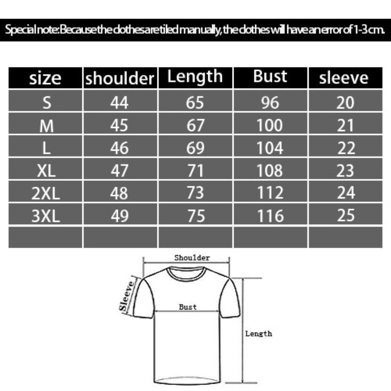 Thick Girl Digital Printing Casual Round Neck Short Sleeves