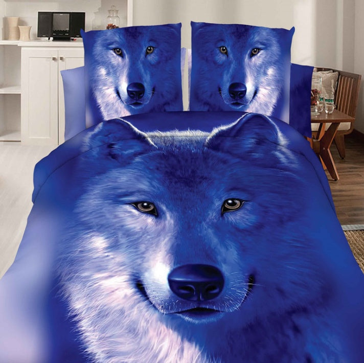 Brushed 3D four-piece Bedding set