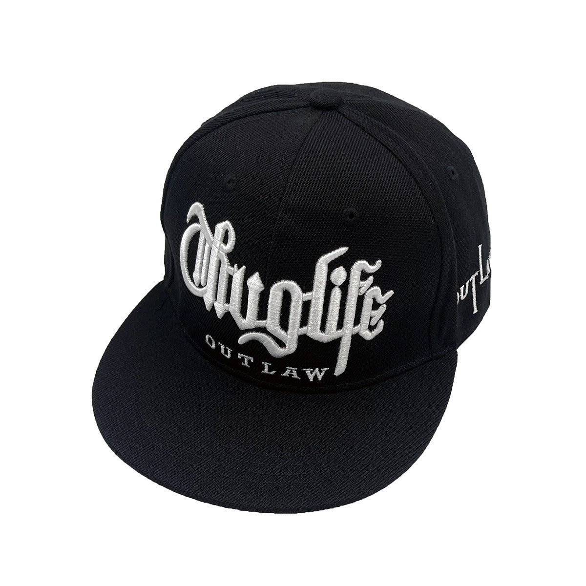 Thug Life Embroidered Letters Two Colors Street Hip Hop Hat Outdoor