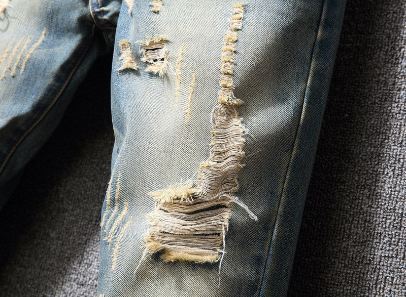 Ripped Jeans  Casual Loose