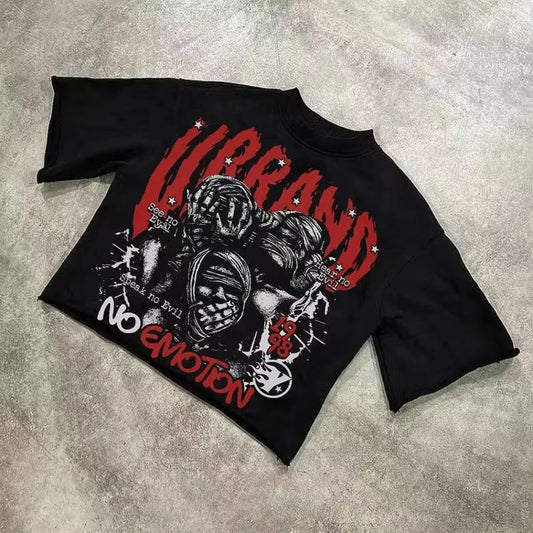 Mens Stylish Summer Printed Short-sleeve Shirt