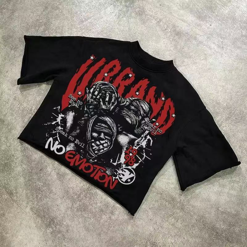 Mens Stylish Summer Printed Short-sleeve Shirt