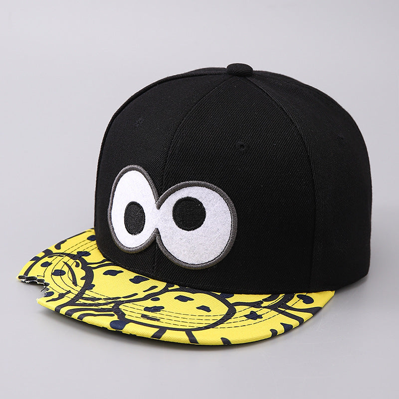 Flat Brim Snack Bite Baseball Cap – Edgy Sun-Proof Hat for Men & Women
